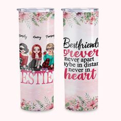 - Straight and skinny design: This tumbler features a straight and skinny design, making it easy to hold and comfortable to drink from. 
- Dishwasher-safe: It i Bestie Quotes, Best Friend Forever, Cold Temperature, Gift For Sister, Tumbler Gift, Transfer Printing, Best Friends Forever, 5 Hours, Friends Forever