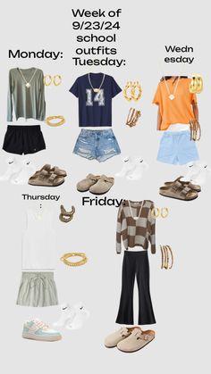 School outfits for this week School Outfits, Outfit Ideas, Outfit Inspo, Clothes