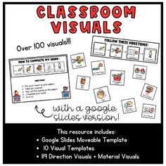 a classroom visual poster for google slideshows