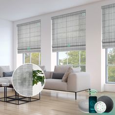 PRICES MAY VARY. 🌄【Fabric】:Yoolax Motorized Roman Shades for windows are made of 100% Polyester. They can block the light to 50% and add a touch of style to your room. The fabric feels soft and has good breathability. With a feather duster or dishcloth towel you can clean the shade easily. Thanks to the wireless design is it also safe for your children and pets. Their exquisite details and textures make them a fashionable home decor item that can be used in any room, whether it's the living roo Motorized Roman Shades, Electric Window Shades, Motorized Roman Blinds, Indoor Windows, Blackout Roman Blinds, Blackout Roman Shades, Shades For Windows, Smart Blinds, Elegant Draperies