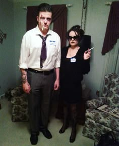 Movie Couples Costumes, Teenage Halloween Costumes, Easy Couples Costumes, Movie Character Costumes, Horror Halloween Costumes, Movie Halloween Costume, Best Couples Costumes, Movie Halloween Costumes