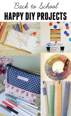 back to school happy diy projects