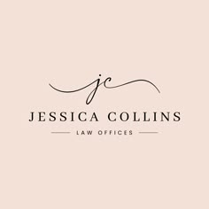 the logo for an law office, which is located on top of a pink background