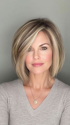 💫 Learn the secrets to achieve stunning dimension with this defined Short Medium Hair Short Hairstyles for Women Over 50. Exclusive techniques shared for fabulous outcome! Customizable for your unique style. Long-lasting results with Pro styling tools. Great for daily wear and includes expert damage prevention tips! #ShortMediumHairShortHairstylesforWomenOver50 #Hairfabulousoutcome #definedHair #HairGoals #HairInspo 2025 Hair Trends For Women Over 40, Hair Trends 2025, Short Medium Hair, Hair Stules, Best Short Hairstyles, Haircuts For Medium Length Hair, Bob Hairstyles For Thick, Brown Hair With Blonde Highlights, Hairstyles For Women Over 50