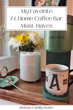 Discover how to set up a home coffee bar that elevate your daily coffee routine with my latest shop my home LTK link that featuring my favorite at home coffee bar must-haves. From my favorite electric coffee grinder to glass coffee containers, these home coffee bar accessories are stylish and practical. Click the link to explore today!