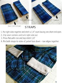 the instructions for how to sew a plaid shirt