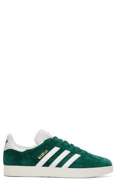 adidas Originals Green Suede Gazelle OG Sneakers Skirt And Sneakers, Adidas Originals Mens, Animals Art, Create Outfits, Adidas Samba Sneakers, Green Shoes, Adidas Superstar Sneaker