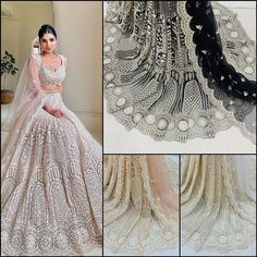 Wedding bridal  lehenga for women ready to wear chikankari lehenga with embroidered blouse and dupatta. * Plus size available at a small up-charge. * Size: This is custom made outfit as per your size. Post your order we will send you a measurements reference sheet using which you can provide details required to make your outfit with best fit. * Fabric and work: Lehenga - Heavy embroidery net fabric. Blouse - Embroidered  fabric. Dupatta - Embroidered net. * Delivery time: This lehenga set will take 2-3 weeks to produce after we have received your sizing details. Don't worry it can be made sooner too, just keep us informed, we will process it accordingly and deliver on or before a delivery date we discuss. *Rush Order : Please use shipping upgrade at checkout to enable expedite shipping opt Designer Lace Sharara Semi-stitched, Designer Lace Fitted Choli, Designer Lace Fitted Sharara, Elegant Semi-stitched Lace Lehenga, Lace Saree Sets With Intricate Embroidery, Designer Bollywood-style Lace Choli, Designer Bollywood Lace Choli, Lace Choli With Intricate Embroidery For Reception, Semi-stitched Lace Bollywood Choli