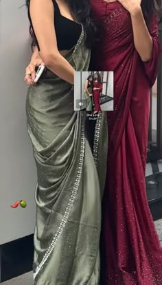 follow fr more Traditional Story Ideas, Ethnic Saree Look, Poses With Saree, Aesthetic Saree Look, Farewell Saree, Farewell Sarees, Desi Look, Simple Saree Designs, Trendy Outfits Indian