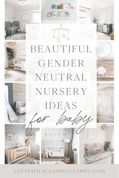 the words beautiful gender neutral nursery ideas for baby