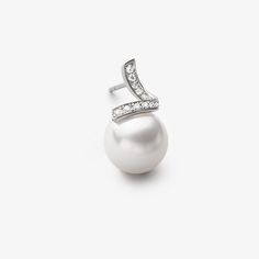 Material: 18K white gold, South Sea pearl, and diamond South Sea saltwater cultured pearl Size of pearl: around 10.0-11.0 mm each, 2pcs Weight of Diamonds: 26 diamonds approx. 0.192 carats Handpicked of every pearl, only the top 1% of pearls are selected Handcrafted Sold as a pair Lifetime warranty Discount codes are not available for this product. Luxury White Pearl Embellished Earrings, White Brilliant Cut Pearl Earrings For Evening, White Gold Pearl Earrings With Diamond Accents For Evening, Pearl White Akoya Pearl Earrings For Evening, Evening Akoya Pearl Earrings In Pearl White, Akoya Pearl White Pearl Earrings For Evening, Elegant White Gold Diamond Pearl Earrings, Elegant White Gold Pearl Earrings With Diamonds, Evening Akoya Pearl White Pearl Earrings