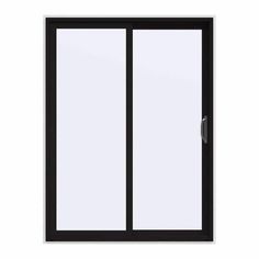 Vinyl Sliding Patio Door, Exterior Patio Doors, Sunroom Remodel, Sliding Patio Door, Vinyl Windows, Mid Century Ranch, V Black, Door White, Traditional Paint