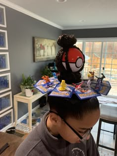 Pokemon crazy hair day Pokemon Crazy Hair Day, Crazy Hair Ideas, Easter Hat Parade, Crazy Hat, Easter Hat, Red Ribbon Week, Let's Pretend, Wacky Hair, Crazy Day