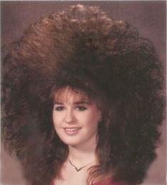 Poofy Haircuts, Ugly Curly Hair, Insane Hairstyles, 1980s Makeup And Hair, Horrible Hair, 80s Big Hair, 80s Hairstyles, Hair Meme, Ugly Hair