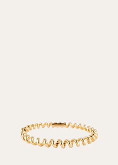 Get free shipping on Boochier 18K Yellow Gold Slinkee Bangle at Bergdorf Goodman. Shop the latest luxury fashions from top designers. Flexible Gold Plated Luxury Bracelet, Luxury Flexible Gold-plated Bracelet, Flexible Yellow Gold Bangle Bracelets, Yellow Gold Flexible Bangle Bracelet, Luxury Yellow Gold Cuff Bracelet With Oyster Clasp, Luxury Gold-tone Bangle Bracelet, Flexible 14k Yellow Gold Bangle, Luxury 14k Gold Flexible Bangle, Elegant Gold Spiral Cuff Bracelet