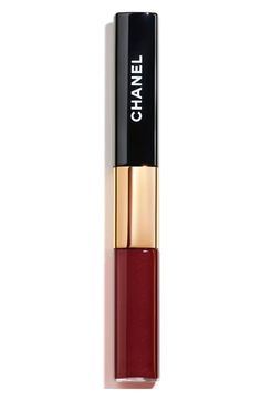 CHANEL LE ROUGE DUO ULTRA TENUE Ultra Wear Lip Colour | Nordstrom Chanel Le Rouge Duo, Chanel Cosmetics, Chanel Lipstick, My Makeup Bag, Homemade Lip Balm, Great Makeup, Liquid Lip Color, Chanel Makeup, Chanel Beauty