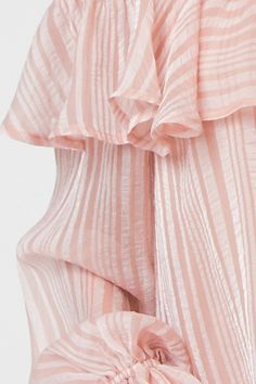 Infuse your look with a touch of romance with this Blush Off-Shoulder Ruffle Halter Top. Perfect for a graceful transition from day to night, this woven top features an off-shoulder neckline accented with a delicate halter tie, adding a flirty twist to the classic silhouette. The ruffled overlay flows elegantly, complementing the long sleeves that end in an elasticized wrist for a comfortable fit. Made from 100% polyester, this top offers a light and airy feel while ensuring durability and easy Off Shoulder Neckline, Stunning Tops, Tie Wrap, Women Halter, Deep Pink, Woven Top, Pink Fabric, Womens Bodysuit, Summer Looks