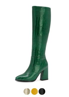 Sanz Women's Knee High Boots | Ultrasellershoes.com – Ultra Seller Shoes Chunky Sole Boots, Cold Weather Shoes, Women's Knee High Boots, Stylish Winter Boots, Chunky Heeled Boots, Cute Ankle Boots, Open Toe Boots, Womens Riding Boots, Trendy Boots