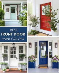 the best front door paint colors