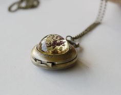 "Measurements: Pocket watch size:  1 1/4\" ----------------------------------------------- Chain:30\"" Pocket Watch Necklace, Indie Girl, Necklace Wedding, Cute Necklace, Brass Pendant, Locket Necklace, Watch Necklace, Necklace Jewelry, Pocket Watch