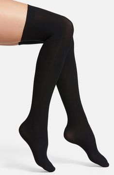 Women's Commando Up All Night Thigh High Socks, Size Medium/Large - Black Medias Aesthetic, Long Black Socks, Black Thigh High Socks, Thigh Socks, Golf Socks, Black Thigh High, Up All Night, Thigh High Socks, Thigh High Stockings