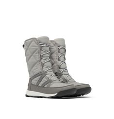 PRICES MAY VARY. Laced Up Waterproof Boot for Winter: These tall and cozy waterproof winter boots for women are perfect for walking around in cold, wet weather; these Whitney boots are waterproof Snow Boots for Women: This ace up boots for women has a nylon, synthetic, and faux fur upper for support, durability, and easy maintenance; the SOREL boot has a microfleece lining Women's Winter Boots from SOREL: This snow boot has a rubber outsole for reliable traction so you can walk confidently on ic Functional Waterproof Winter Boots For Cold Weather, Functional Winter Boots For Cold Weather, Functional Waterproof Boots For Winter Sports, Functional Waterproof Weatherproof Boots For Winter, Functional Winter Waterproof Boots, Functional Waterproof Winter Boots, Winter Weatherproof Waterproof Boots For Outdoor Activities, Winter Weatherproof Boots For Outdoor Activities, Waterproof Functional Boots For Cold Weather