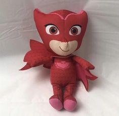 PJ Masks Owlette Just Play Plush 8" Nickelodeon. Excellent used condition with no stains, holes or damages. From a non-smoking home. Pj Masks Owlette, Nickelodeon, Mask, Toys, Animals, Quick Saves