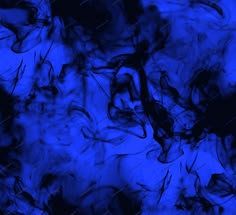 black and blue ink in water