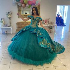 Teal Blue Princess Quinceanera Dresses Ball Gown Off The Shouler Appliques Sweet 16 Dresses 15 Años Mexican Teal Quince Dress, Teal Quinceanera Dresses, Princess Quinceanera Dresses, Dresses 15, Flora Dress, Quince Dress, Wedding Dresses With Flowers, Wedding Flower Girl Dresses, Plus Size Prom