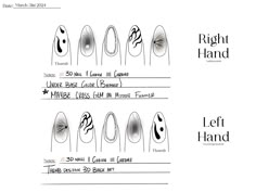 Printable Nail Art Templates Free, Nails Design Template, Nail Paper Design, Nail Art Planner, Nail Art Steps, Nail Art Practice Template, Nails Template Designs, Nail Drawing Template, Nails Drawing Sketch