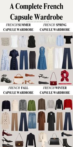 French Wardrobe Essentials, Parisian Wardrobe, Mode Ab 50, French Capsule Wardrobe, Capsule Wardrobe Women, Capsule Wardrobe Casual, French Wardrobe, Look Office, Looks Pinterest