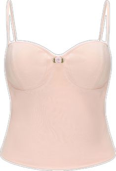 Feminine Fitted Camisole With Built-in Bra, Feminine Bra-friendly Tank Top, Feminine Tops With Spaghetti Straps And Built-in Bra, Fitted Pink Tank Top With Built-in Bra, Elegant Pink Tops With Built-in Bra, Fitted Feminine Tank Top With Built-in Bra, Chic Camisole Top With Removable Bra Pads, Summer Camisole With Removable Bra Pads, Elegant Pink Camisole With Adjustable Straps