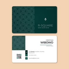 the business card is designed to look like an art deco design, and has a wavy pattern