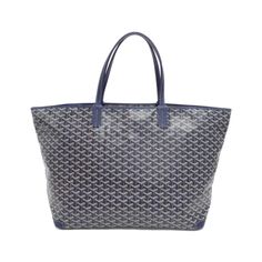 Goyard Artois Gm Bag Coated Canvas Navy Blue Goyard Artois Gm Bag Coated Canvas Navy Blue Size: Width X Height X Width (Gusset): 45cm X 37cm X 24cm Handle: 52.5cm Designer Blue Bags With Leather Handles, Blue Coated Canvas Bag For Errands, Blue Coated Canvas Bags For Errands, Luxury Blue Tote Shoulder Bag, Blue Luxury Coated Canvas Bag, Luxury Blue Tote Bag, Luxury Blue Coated Canvas Bag, Blue Coated Canvas Shoulder Bag For Errands, Blue Rectangular Coated Canvas Shoulder Bag