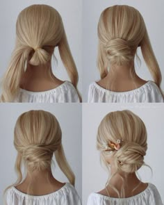 Step By Step Hair, Diy Wedding Hair, Bridal Hair Updo, Smokey Eyes, Homecoming Hairstyles