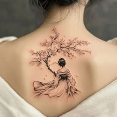 #tattooideas #tattootrends #inkinspiration #bodyart #tattooaddict #tattooenthusiast #tattooinspo #tattooart #tattooinspiration #tattooideas2025 #tattooartist #tattooedlife #tattooedgirls #tattooedguys #tattooedcommunity#tattooideas Tree Tattoo Art, Cherry Blossom Tree Tattoo, Blossom Tree Tattoo, Masculine Tattoos, Cherry Tattoos, Pretty Tattoo, Tattoo Master, Floral Tattoo Sleeve, Asian Tattoos