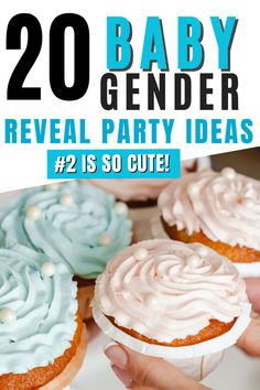 baby gender reveal party cupcakes Baby Gender Reveal Party Ideas, Gender Reveal Party Ideas, Reveal Party Ideas, Pregnancy Calculator, Gender Reveal Ideas, Gender Reveals