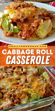 The healthy dinner option! This cabbage roll casserole recipe will become one of your favorite family-friendly dinners. It is loaded with ground beef and rice, this cabbage roll casserole is satisfying while being low-carb and keto-friendly. Pin it now! Deconstructed Cabbage Rolls, Cabbage Casserole Recipes, Cabbage Roll Casserole, Unstuffed Cabbage, Cabbage Roll, Cabbage Rolls Recipe, Cabbage Casserole, Beef Casserole Recipes, Cabbage Rolls