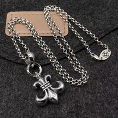 Processing technology: electroplating Item number: XL-014 Color: antique silver 60cm Style classification: personality trend Product category: necklace Applicable people: unisex Chain style: pearl chain Material: white copper Listing year/season: autumn 2023 Styling: geometric Popular elements: cross, anchor Style: personality Popular element classification: shape/pattern Chrome Hearts Necklace, Chrome Hearts Earring, Chrome Hearts Cross, Heart Cross Necklace, Jewelry King, Flower Cross, Earring Box, Gothic Necklace, Hearts Necklace