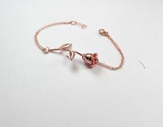 Rose braceletFloral BraceletPink Rose Bracelet Rose by ElseDesigns Elegant Rose Gold Bracelets With Flower Charm, Elegant Rose Gold Bracelet With Flower Charm, Elegant Flower Charm Bracelet Gift, Dainty Rose Gold Bracelet With Flower Charm, Elegant Charm Bracelet With Flower Charm As Gift, Elegant Rose Colored Bracelet Jewelry, Dainty Rose Gold Flower Bracelet, Elegant Rose-colored Bracelet Jewelry, Rose Gold Bracelet With Flower Charm As Gift