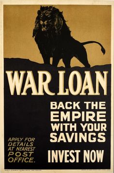 War Loan Empire Savings Invest Now WWI 1910s - original antique World War One poster issued by the Parliamentary War Savings Committee - War Loan Back the Empire With Your Savings Invest Now Apply for details at nearest Post Office - listed on AntikBar.co.uk Work Incentives, Bank Of Montreal, Office Poster, Of Montreal, Buy Wall Art, The Balcony, Antiques For Sale, Library Of Congress