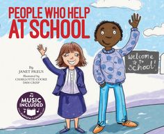 the children's book cover for people who help at school