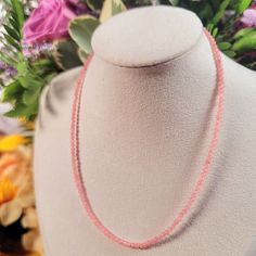 Absolutely stunning Rhodochrosite Micro Round Choker/Layering Necklace with .925 sterling silver adjustable and magnetic clasps for easy on/off. Add your favorite gemstone pendant and layer to make a statement! ~Rhodochrosite Metaphysical Properties~ ♡ Chakra: Heart ♡ Best stone to work with for self-love & heart healing ♡ Helps us to feel loved when alone ♡ Improves self-confidence & self-worth ♡ Promotes healing of abuse & trauma ♡ Supports the circulatory and nervous system Rhodochrosite is a Brown Tourmaline, Tibetan Quartz, Red Beryl, Red Tourmaline, Heart Healing, Sedimentary Rocks, Yellow Opal, Orange Crystals, Blue Calcite