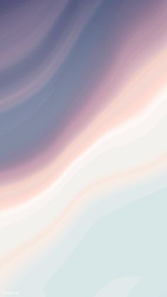 an abstract background with blue, pink and white waves in the sky on top of each other