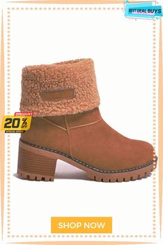 Brown Winter Fleece Lined Boots Casual Round Toe Booties For Winter, Comfortable Winter Boots With Faux Fur Lining, Comfortable Closed Toe Winter Boots, Comfortable Winter Booties With Round Toe, Warm Winter Booties With Round Toe, Comfortable Fall Boots With Faux Fur Lining, Casual Fall Booties With Faux Fur Lining, Comfortable Ankle-high Winter Boots, Winter Outdoor Booties With Round Toe