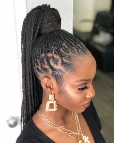 Loc Ponytail, Text Now, Loc Nation, Formal Hairstyles For Long Hair, Loc Hairstyles, Earth Goddess