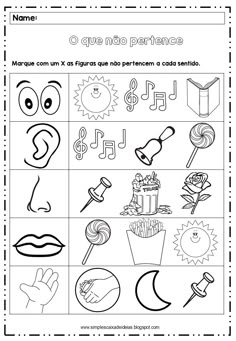 a worksheet for spanish language students with pictures and words to color on the page