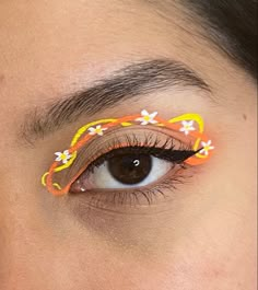 Colorful Graphic Liner, Hello Bestie, Red Eye Makeup, 20k Followers