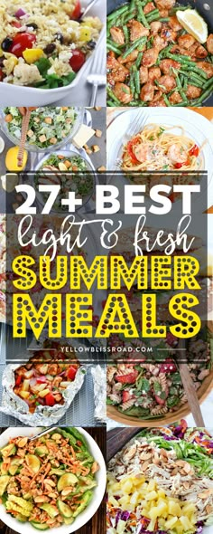 the best light and fresh summer meals