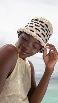 Fun meets functionality in our brand new Lanie crusher. This spring-to-summer staple is skillfully hand-crocheted by artisans in Indonesia for a truly one-of-kind style. Made of recycled materials, this PETA-approved, vegan-certified hat is easily packable and perfect for park picnics, beach days and other sunny-day adventures. Donate Now, The Sak, Summer Staples, Beach Day, Hand Crochet, Sunny Days, Bucket Hat, Brand New, Hats